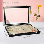 Stratalife Jewelry Organizer Bracelet Holder Organizer Box Earring Storage Drawer Jewelry Display Anti Tarnish Ring Holder Fo