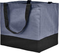 Canvas Reusable Grocery Bags Heavy Duty, 8.3 gal Foldable Large Tote Bag with Handles, Holds 60 lbs Canvas Shopping Bags, 1 Pack