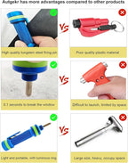 Window Breaker Seatbelt Cutter, Glass Breaker, Spring Loaded Window Breaker with Light Glow Ring, Emergency Car Escape Tool f