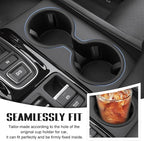 Autorder Car Cup Holder for Honda Pilot 2023-2025/Passport Ridgeline 2024-2025 2026 Accessories Water Cup Holders TPE Durable Cup Holder Insert for Pilot