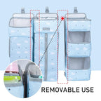 Orzbow 3-in-1 Hanging Diaper Organization Storage for Baby Essentials | Nursery Organizer and Baby Diaper Caddy | Hang on Cri