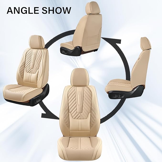 Coverado Seat Covers, Front Car Seat Covers, Waterproof Seat Covers, Car Seat Covers Front Seats, Leather Seat Covers for Car