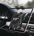 GDZN CD Slot Tablet Holder for Car, [Protect the CD Slot] Ultra Sturdy CD Player Tablet Mount, 360° Adjustable Clip for iPad Pro 12.9 11 Air Mini, Galaxy Z Fold Series, Tabs, iPhone, More 4-13" Device