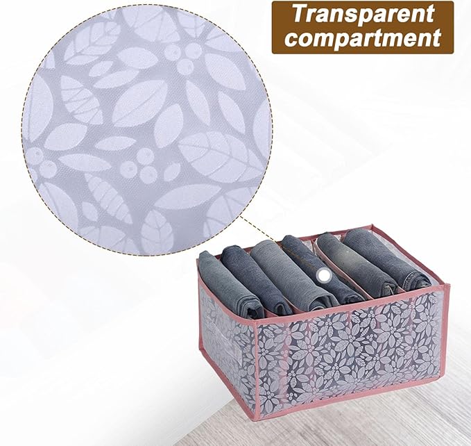 3PCS Wardrobe Clothes Organizer - Foldable Closet Drawer Organizer for Clothes, Portable Closet Organizers and Storage Bins, 
