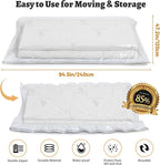 2pcs Mattress Vacuum Bag 94.5x47.2inch Space Saver Vacuum Storage bags,Oversized Vacuum bag Twin Mattress Vacuum Bag King Mat