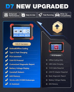 XTOOL D7 Bidirectional Scan Tool: 2026 Ai-Assisted OBD2 Scanner Diagnostic Tool with 36+ Resets, Full System Car Scanner with