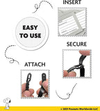 Peanuts Snoopy Luggage Tags 4 Pack Official License, PVC Snoopy Bag Tags and Travel Tags for Luggage, Backpacks, and More