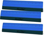NEWISHTOOL 11.8" Felt Squeegee for Vinyl - 29.8cm Big Size Ruler for Wallpaper Smoothing, Sign Making, Car Wraps, Window Tint Film Application, Graphic Decals - Pack of 3