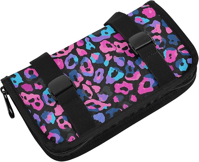 Car Tissue Holder Car Visor Organizer Tissue Box Holder for Car Sun Visor Organizer with Car Vehicle Accessories Essentials Interior for Women Men Pink and Blue Leopard Print
