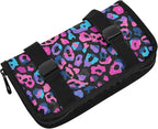 Car Tissue Holder Car Visor Organizer Tissue Box Holder for Car Sun Visor Organizer with Car Vehicle Accessories Essentials Interior for Women Men Pink and Blue Leopard Print