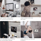 Nillkin iPad Magnetic Wall Mount Holder, Tablet Holder Magnets Mount for Kitchen car,Kids,Bathroom, Car headrest Backseat, Mount for Apple TV, Router, Smart Home hub, Photo (White)
