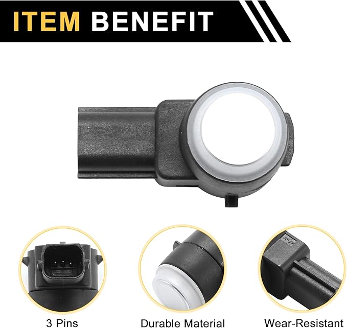 4 Pcs Bumper Backup Parking Sensor for Chevrolet Silverado for GMC Sierra 1500 2500 HD 2007-2013 Reverse Parking Assist Senso