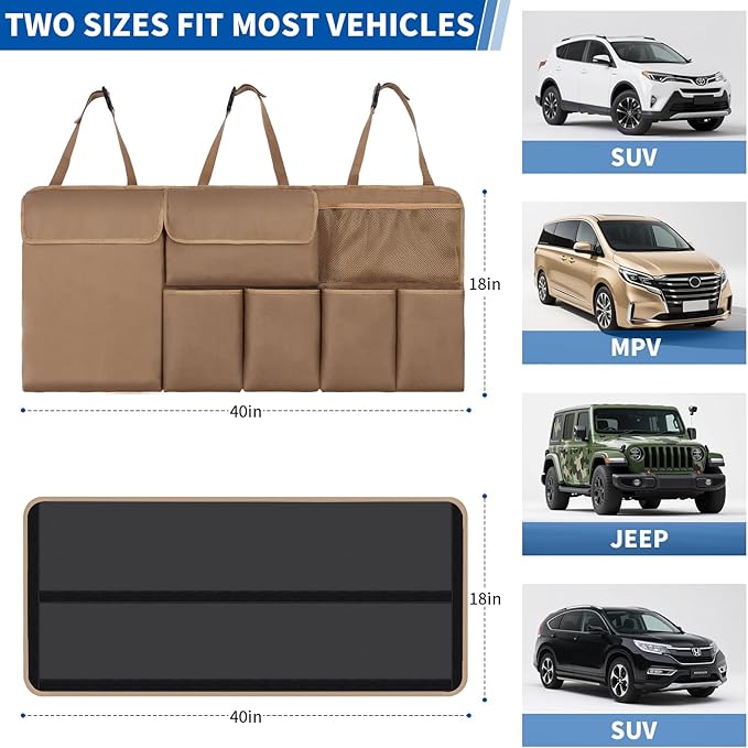 Car Trunk Organizer Backseat Hanging Organizer with Storage Pockets for Subaru Crosstrek, Forester, Outback, Ascent