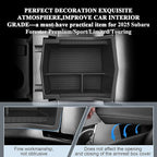 BIBIBO 2025 2026 Forester Center Console Organizer for 2025+ Subaru Forester Premium/Sport/Limited/Touring Console Tray 2025 Subaru Forester Insert Glove Pallet Organizer 2025+ Forester Armrest Tray