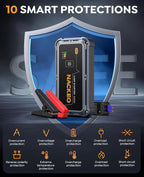 Car Jump Starter 7000A Car Battery Jump Starter Portable Pack for Up to All Gas and 10.0L Diesel Engine 12V Jump Box, Jump