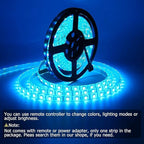 SUPERNIGHT LED Strip Lights, 32.8 FT 10M SMD 5050 Waterproof 600LEDs RGB Color Changing Flexible LED Light Strip for Bedroom, TV Back Lighting, Christmas, Halloween Day (Not Include Power)