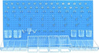 Azar Displays 900988-BLU 48" x 24" Pegboard Organizer Kit, Blue