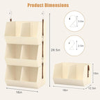 1 Pack,Extra Large Hanging Closet Organizer, Disassemblable Clothes Hanging Shelves,Collapsible Fabric Closet Storage System 