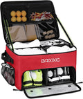Golf Trunk Organizer, Waterproof Car Golf Locker with Separate Ventilated Compartment for 2 Pair Shoes, Golf Storage for Balls, Tees