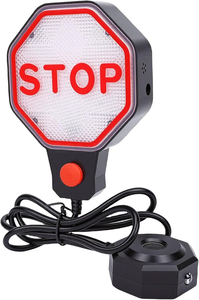 Pomya LED Garage Parking Aid Adjustable, Garage Parking Sensor for Cars with Red Yellow Green Indicator, Portable Garages Car Stop Indicator for SUVs Pickups, 6" to 6 Ft Stop Distance