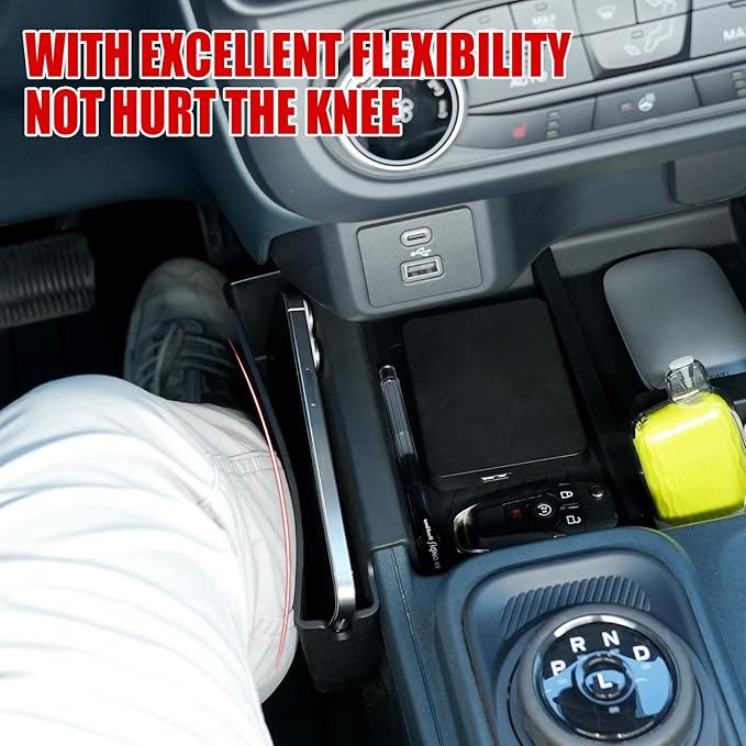 Mabett Center Console Shifter Storage Tray Compatible with Ford Maverick 2022 2023 2024 2025 Accessories, Gear Shifter Side Organizer Tray for Maverick(Not Fit 2025 Model with Wireless charge)