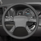 MEWANT Steering Wheel Cover for Chevy Silverado 1500/2500 / 3500 2003-2006 / Silverado 1500 2500HD 3500 Classic/Trailblazer Hand-Stitched Microfiber Leather Steering Wheel Wrap