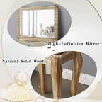 Emfogo Standing Jewelry Armoire, 7 Drawers & 2 Side Doors Jewelry Amoire Cabinet Standing with Top Flip Makeup Mirror, Jewelr