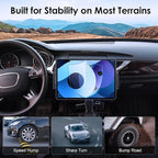 EEEKit 2 in 1 CD Slot Tablet Car Mount, Universal 360° Rotation CD Player Car Phone Holder for 4-11in Devices, Black