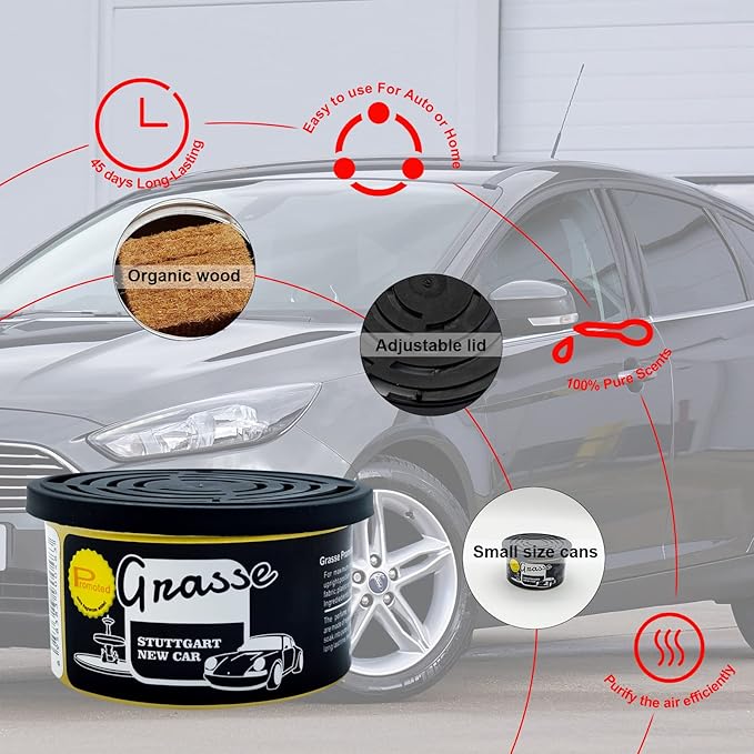 Car Air Freshener: Auto Deodorizer | Long-Lasting Smoke Smell Remover| 12 Different of Scents | Car Scent For Home | 1.5oz |1