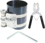 bylikeho Piston Ring Compressor Tool,Car Accessories Car Engine Piston Ring Installer Removal Kit,Adjustable Sizes From 2-1/8