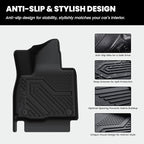 LASFIT Floor Mats & Backrest Mats & Cargo Mat for Hyundai Palisade 7/8 Seats 2026 (Only Fit Gas), All Weather TPE Custom Fit Car Mats Floor Liners for Palisade, Full Set Mats Accessoires, Black