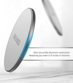 ENCASED Magnetic Mount-Anywhere iPhone Disks (2 Pack) Designed for MagSafe, Stick On Phone Holder - Great for Car, Home, Office, RV and More (Adhesive Backed / 0.15" Ultra Slim Design)