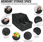 MULISOFT Car Seat Organizer- Backseat Car Organizer with 11 Storages Compartments and 2 Cup Holders, Organizers and Storage,