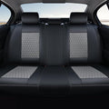 Coverado Leather Rear Seat Covers for Cars, Waterproof Back Seat Cover, Universal Automotive Seat Cushion Protector for Most 