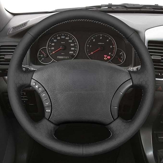 MEWANT Steering Wheel Cover Wrap for Toyota Tacoma Tundra 4Runner Sienna Highlander Sequoia Land Cruiser Prado 120 Land Cruiser Hilux LS400 GX GX470
