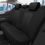 Pariitadin Car Seat Covers Full Set, Washable and Breathable Premium Cloth Automotive Vehicle Seat Cover for Car Interior, Un