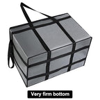 musbus 4 PACK XXXL Insulated Food Delivery Bag Cooler Bags Keep Food Warm Catering Therma for doordash Catering Cooler Bags Therma 22w x 14 lx 13d Shopper hot Grey
