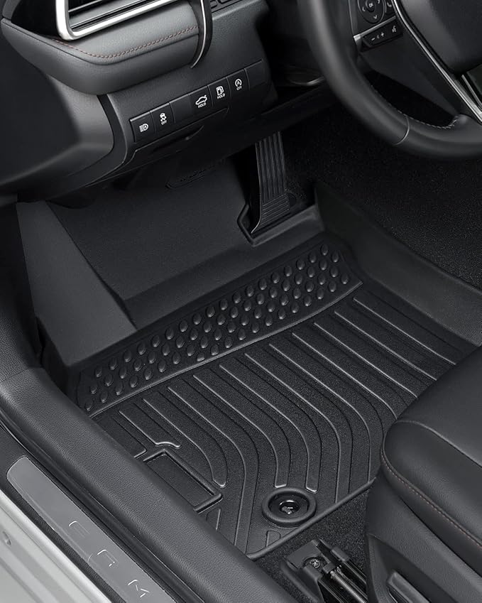 2024 2023 for Toyota Camry 8th Floor Mats, 2022 2021 2020 2019 2018 FWD, TPE All Weather Waterproof Anti-Slip Front & Rear 2nd Seat & Cargo Liner Trunk Mat(Not Fit for Hybrid or AWD), Car Accessories