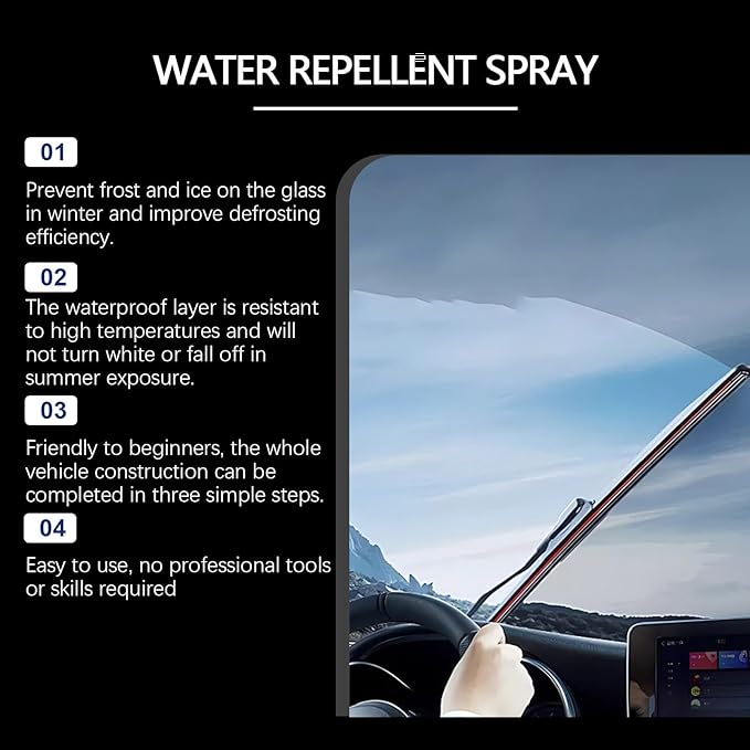 Stain & Water Repellents Sprayer Anti Rain Coating For Car Glass Hydrophobic Anti-rain Car Liquid Windshield