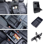 PIMCAR 3-Piece Organizers for Honda CRV 2023-2025 2026 Center Console Organizer Set | Custom Fit Armrest Tray, Hidden Storage Box & Armrest Dividers | Durable ABS Material Car Accessories