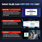 OBD2 Scanner LAUNCH CRP129X V3.0 Elite Scan Tool, Upgrade of CRP123X, 12 Reset Services, ABS/SRS/Transmission/Check Engine