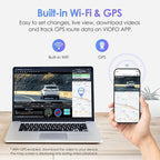 VIOFO Dual Dash Cam, 2K 1440P 60fps+1080P 30fps Front and Rear Dash Camera with Wi-Fi GPS, Parking Mode, Emergency Recording,