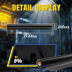 ARANA 5% VLT 20" × 20FT Ceramic Car Window Tint Film, Heat Resistant & 99% UV Blocking Privacy Protection