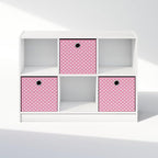 Furinno Cubic Closet Organizers and Storage, 6-Cube Closet Organizer with Bins, Open Shelf Storage, for Wardrobe, Bedroom, Li