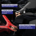 Heavy Duty Jumper Cables - 4 Gauge 20 Feet 600Amp Automotive Booster Cables for Car Battery, for Car, SUV and Trucks, Jumper Cables Kit with Carry Bag, Gloves, Brushes (4 Gauge 20 FT)…