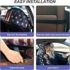 Waterproof Sweating Car Seat Cover for Post Gym Workout, Running, Swimming, Beach and Hiking, Universal Fit Non-Slip Bucket S