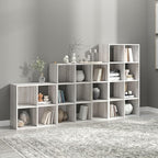 Signature Design by Ashley Paxberry Coastal 4 Cube Storage Organizer or Bookcase, Whitewash