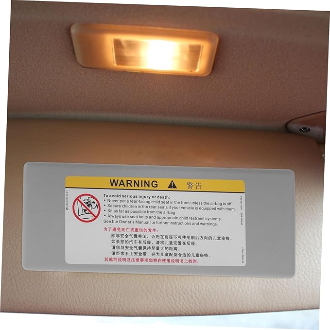 Car Visor Cover Sleeve for Rearview Mirror Sun Visor Mirror Cover Replacement Inside Vehicle Anti Glare Protection with Easy Installation Fits Most Car Models 7.28 X 2.87 X 0.27 Inches
