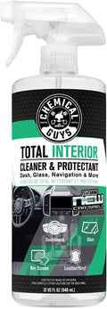 Chemical Guys Total Interior Cleaner and Protectant, New Car Smell, (Safe for Cars, Trucks, SUVs, Jeeps, RVs & More) Extra La