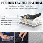 Coverado Car Seat Covers Full Set, Leather RAM 1500 Seat Covers Protectors Compatible with 2002-2025 Dodge RAM 1500 2500 3500